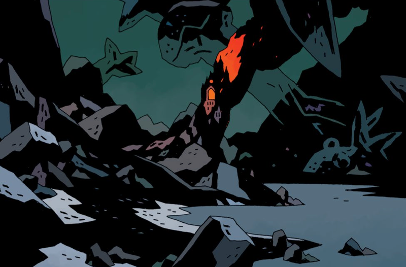 Illustration for article titled Mike Mignola puts his signature creation to rest in Hellboy In Hell #10